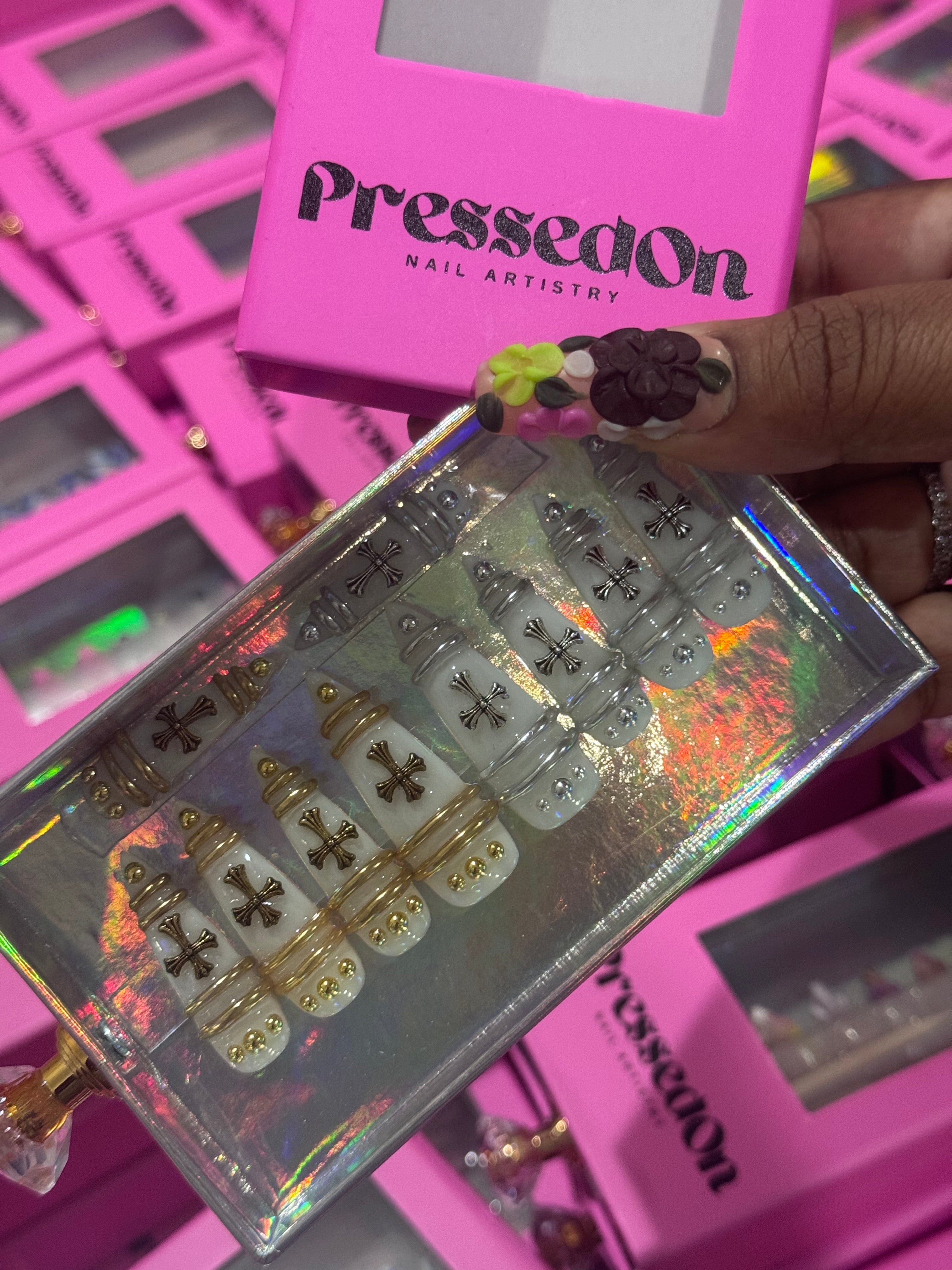 Holy Heat (Long) Press-On Nails