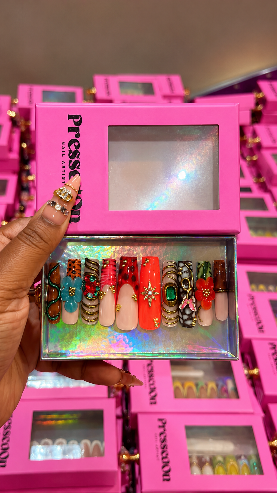 Untamed Elegance (Long) Press-On Nails