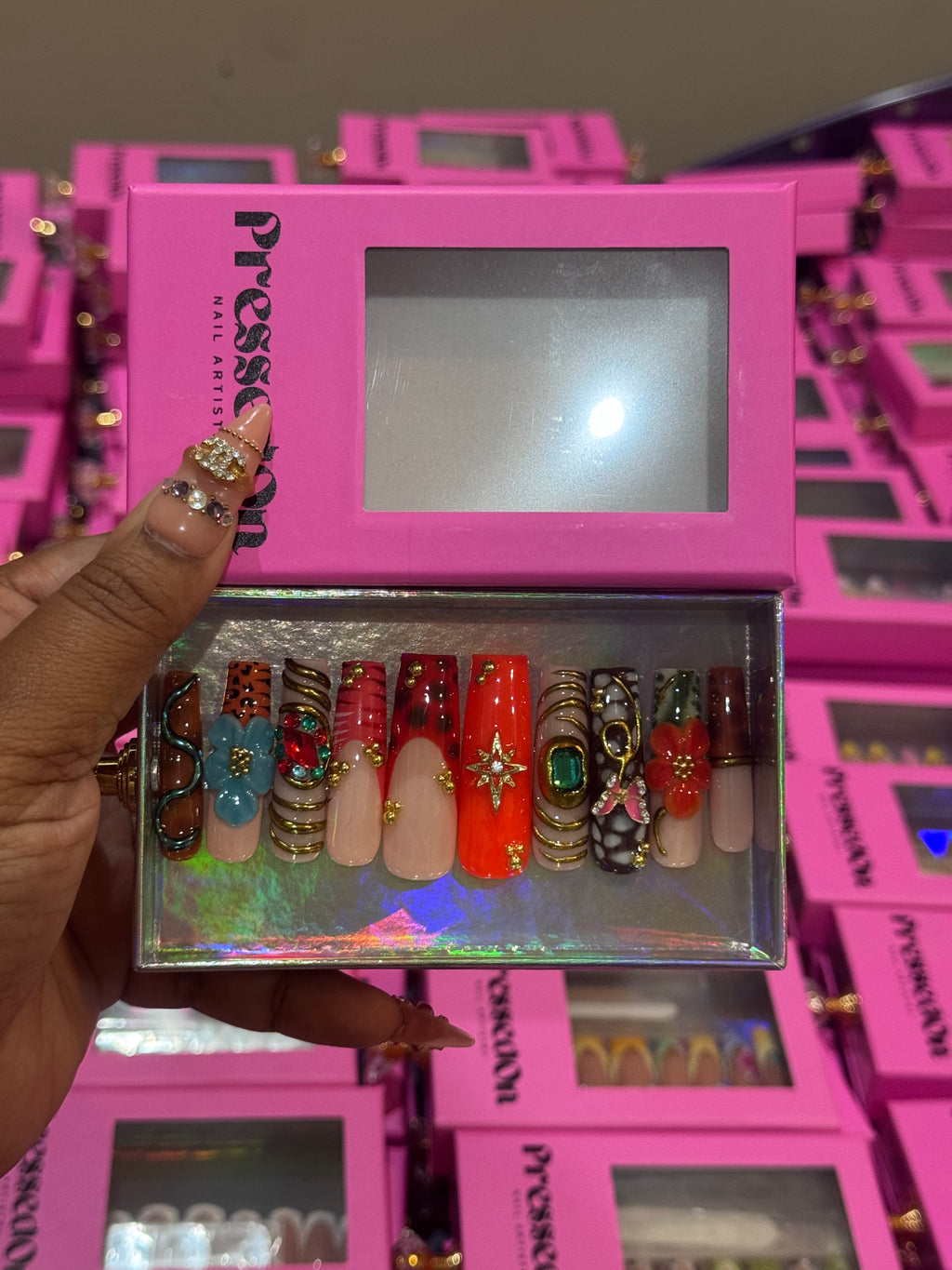 Untamed Elegance (Long) Press-On Nails