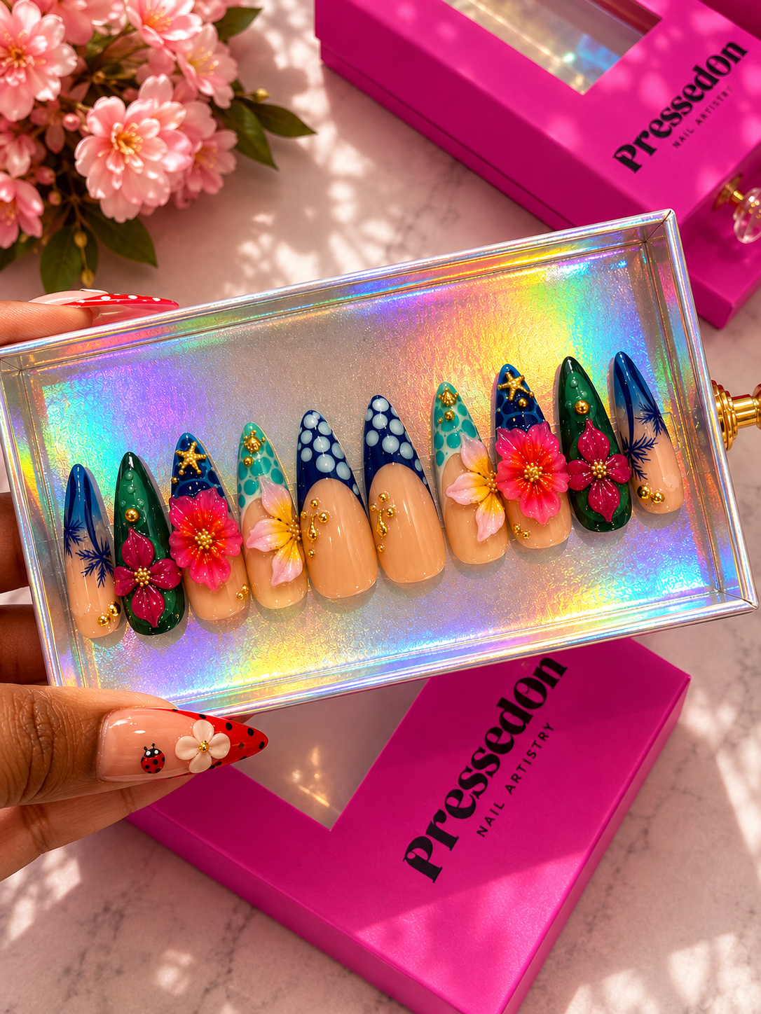 Paradise Found (Medium Length) Press-On Nails