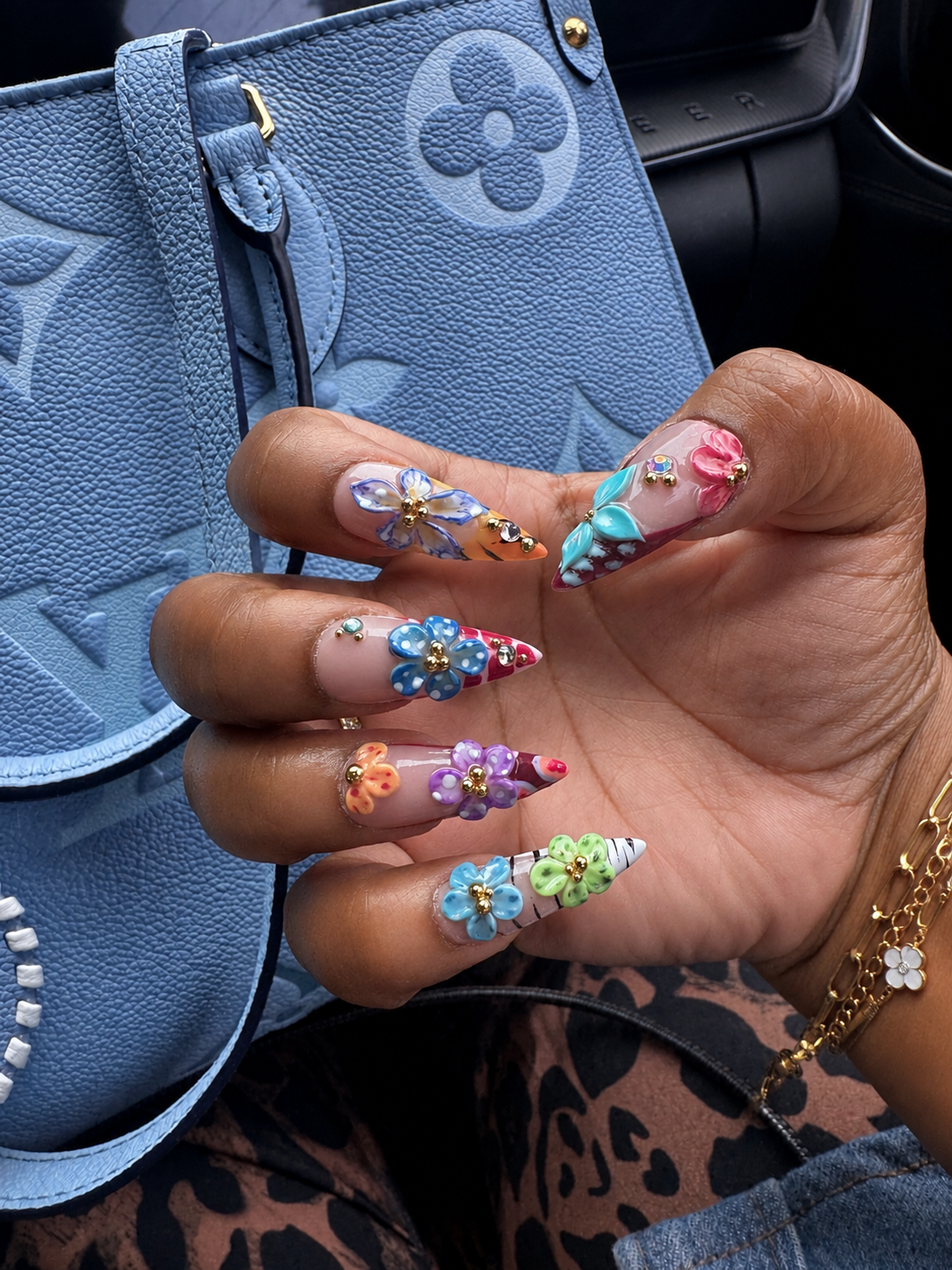 Junkie 3D (Medium) Press-On Nails