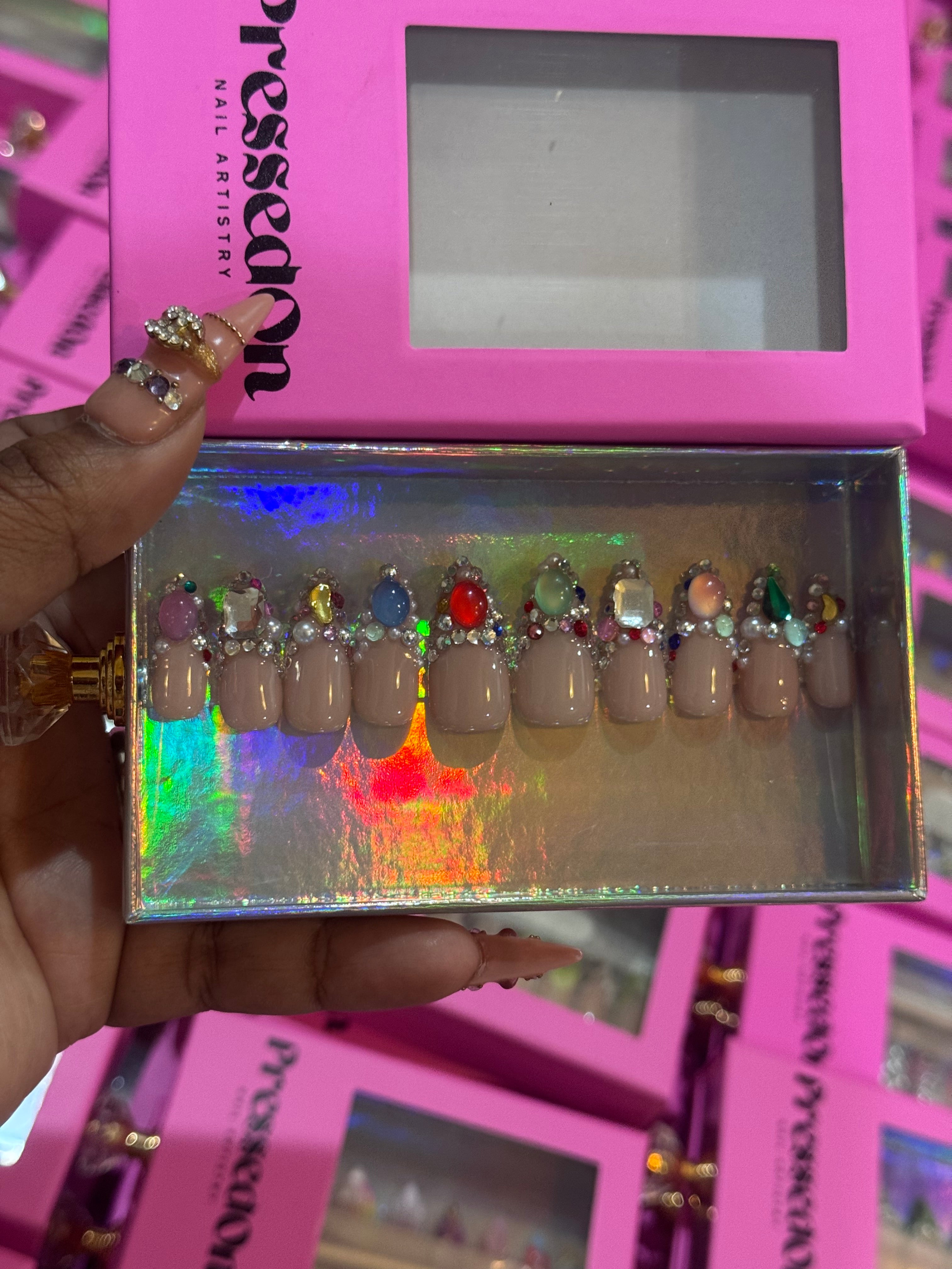 The Heiress Set (Short) Press-On Nails