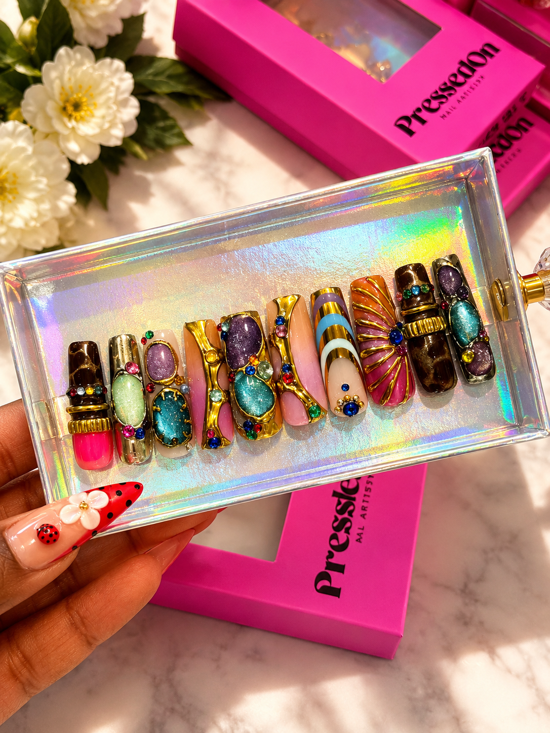 Treasure Trove (Long Length) Press-On Nails