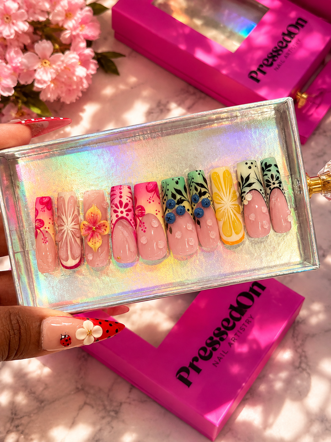 Sweet As Summer (Medium Length) Press-On Nails