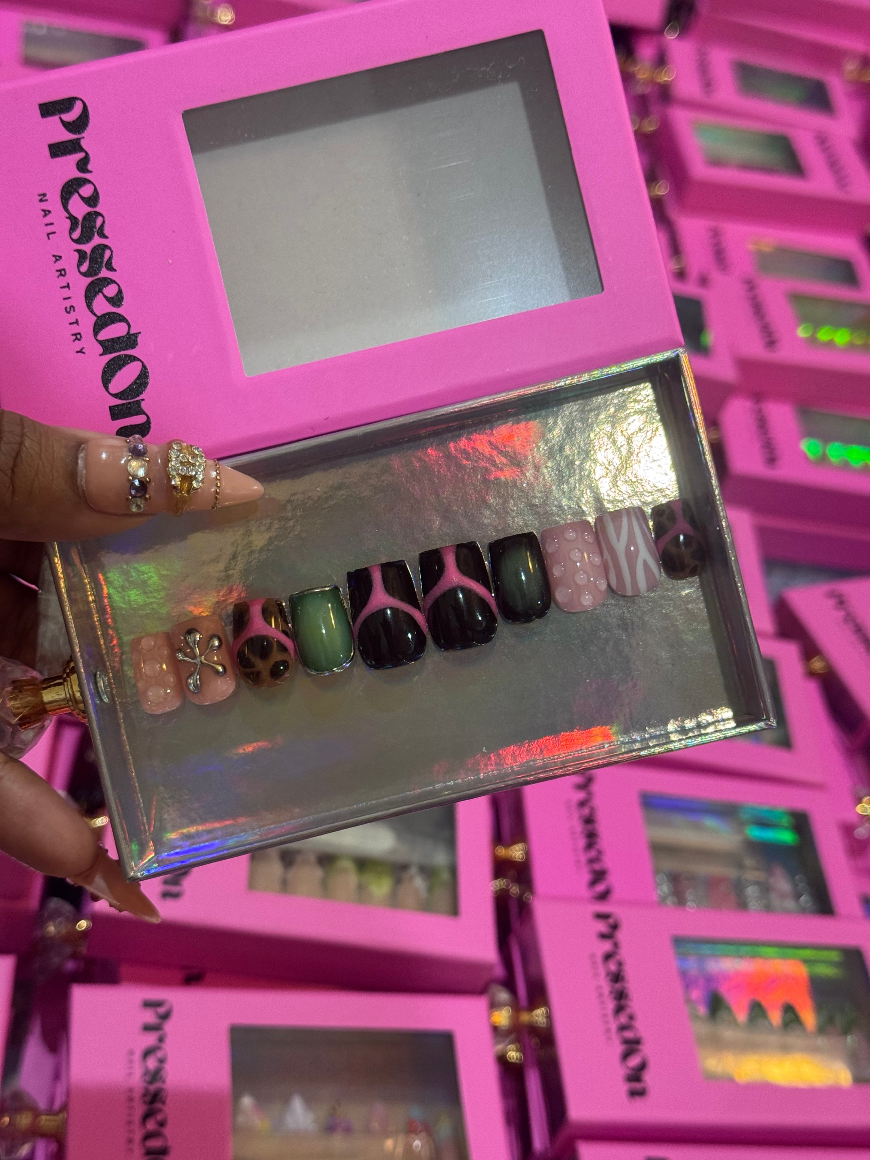 Pink Panther (Short) Press-On Nails