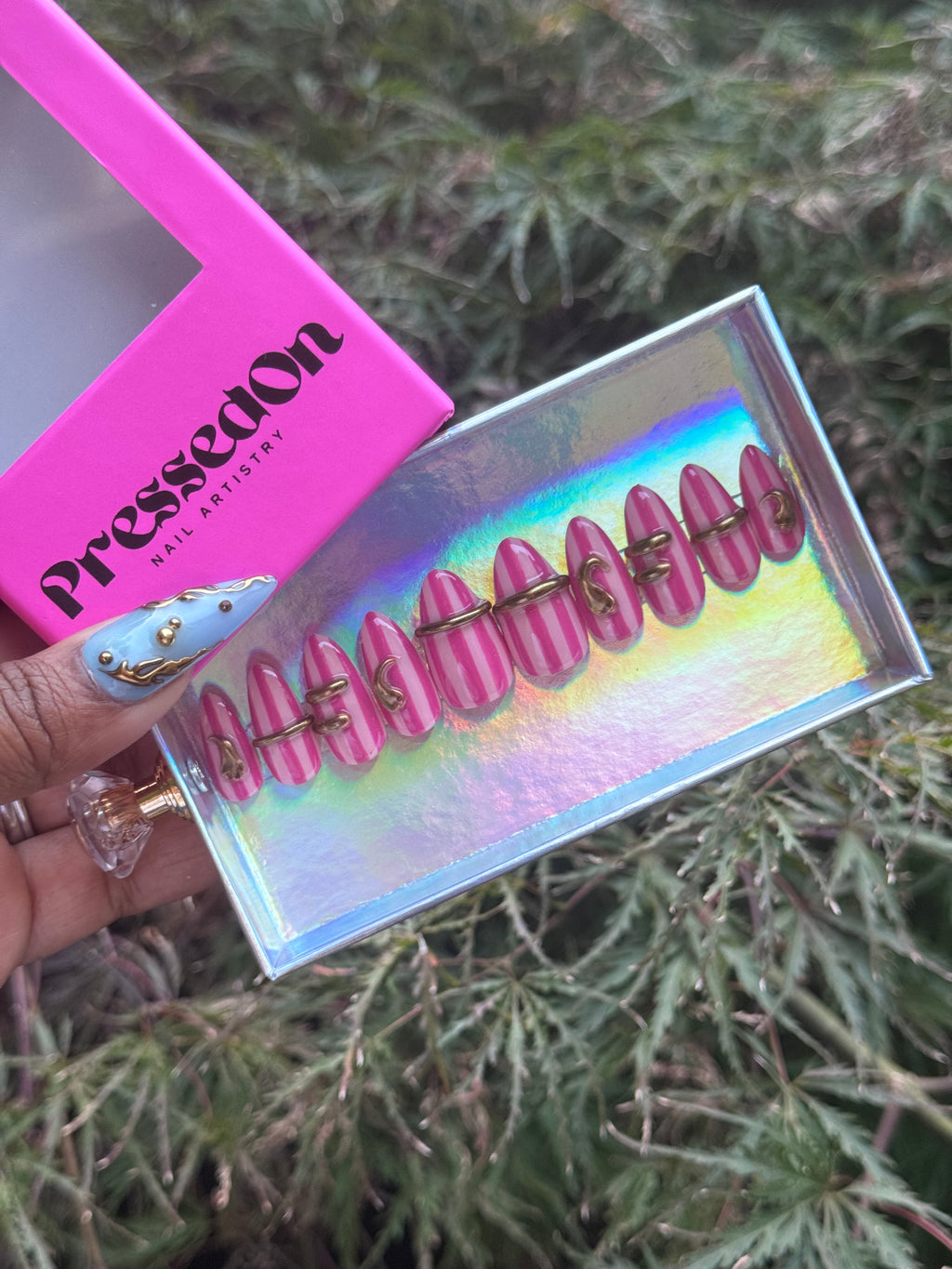 Pink n Stripes (Short)