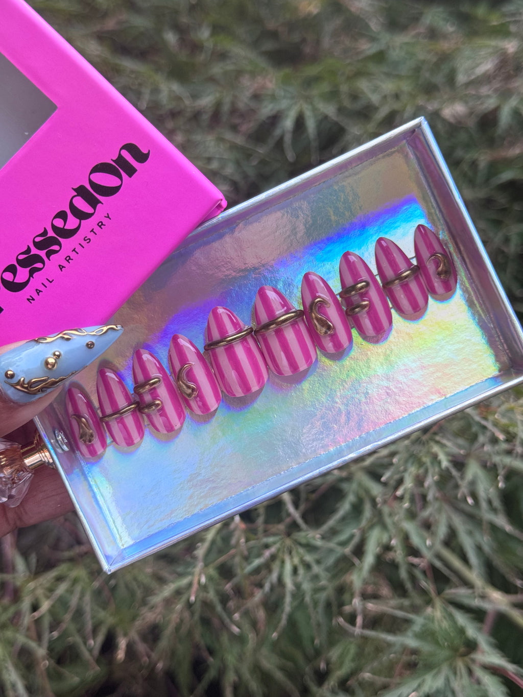 Pink n Stripes (Short)