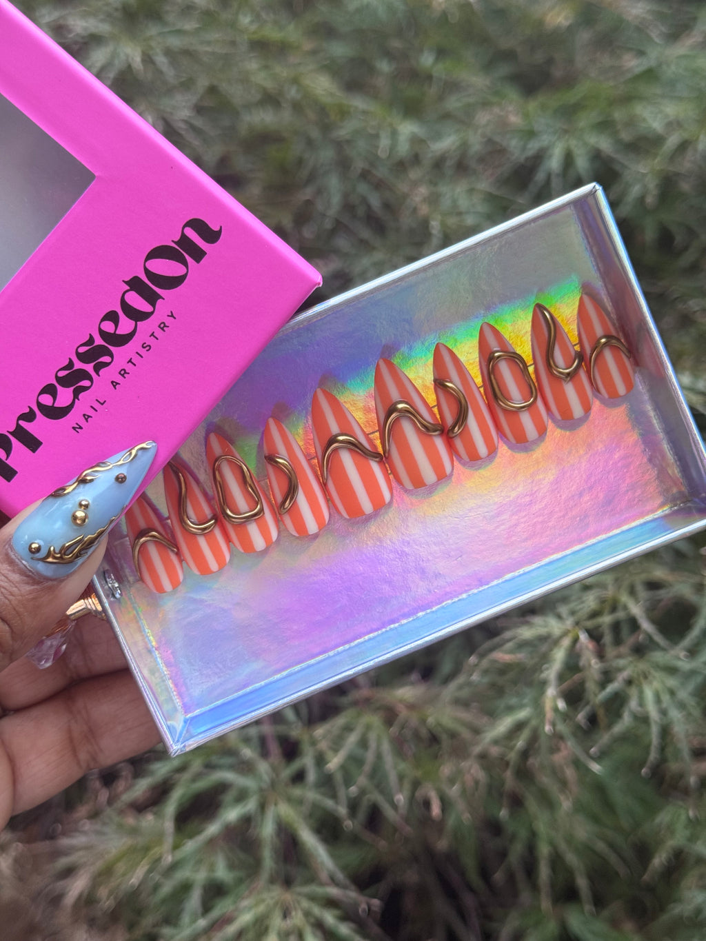 Orange n Stripes (Short)