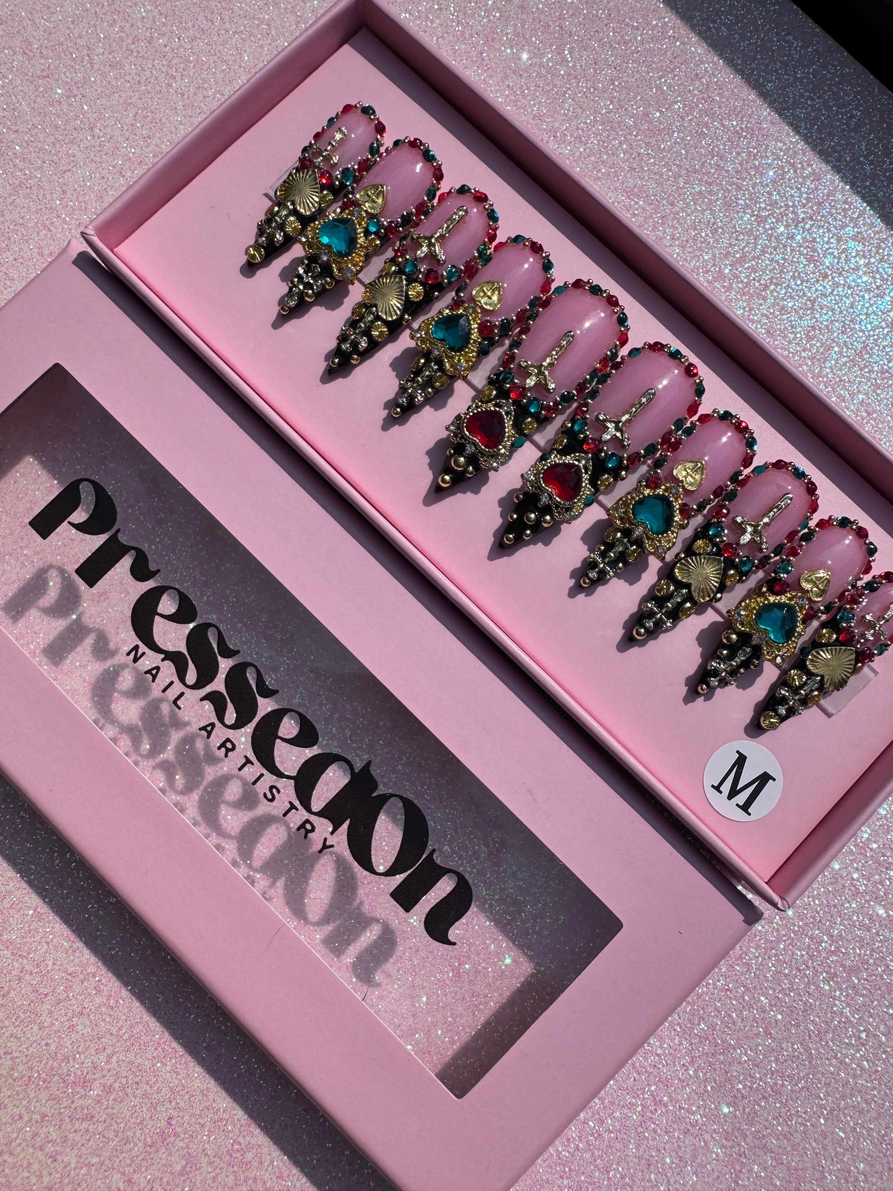 Blinged out Stilettos (Medium)