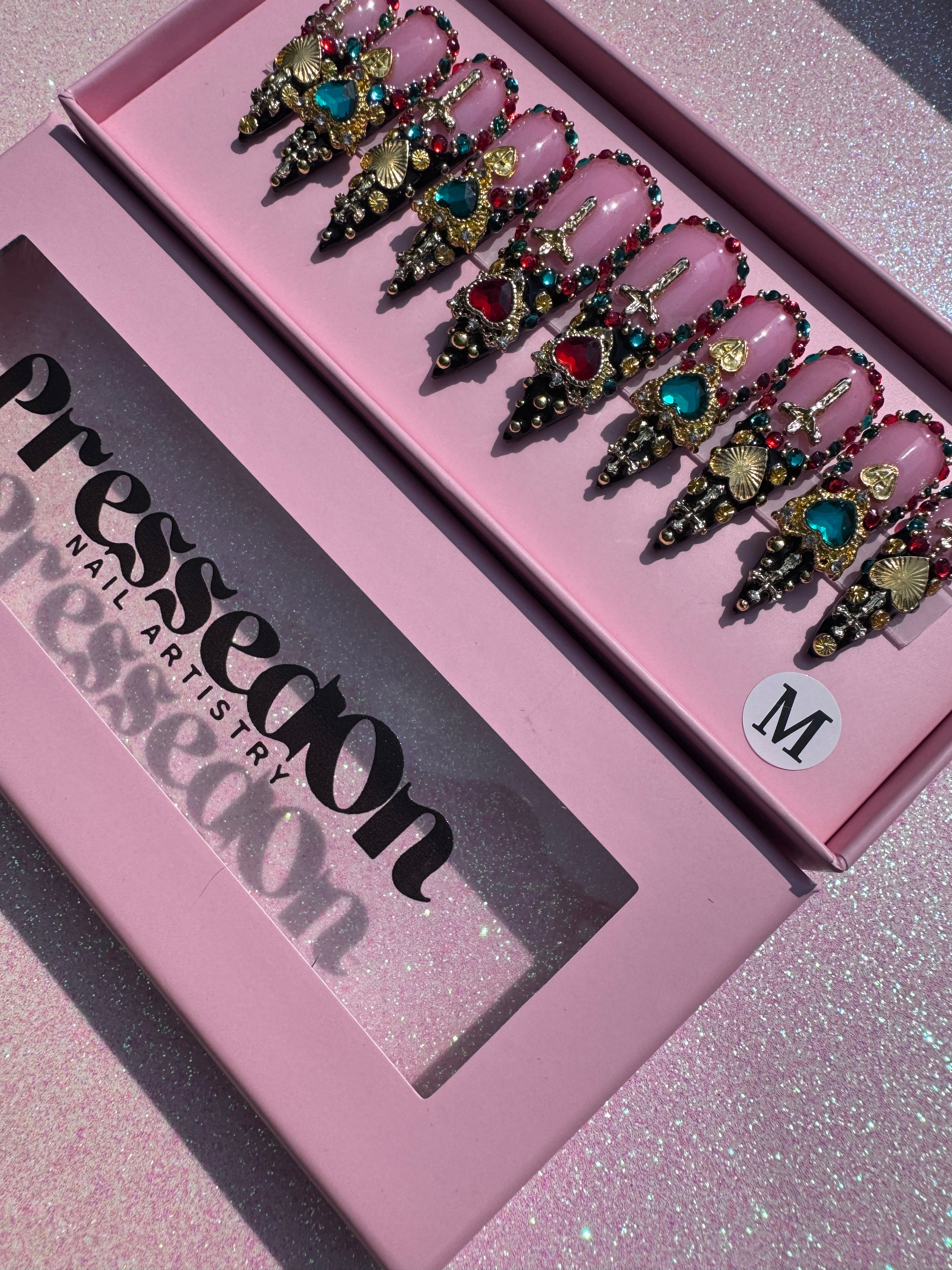Blinged out Stilettos (Medium)