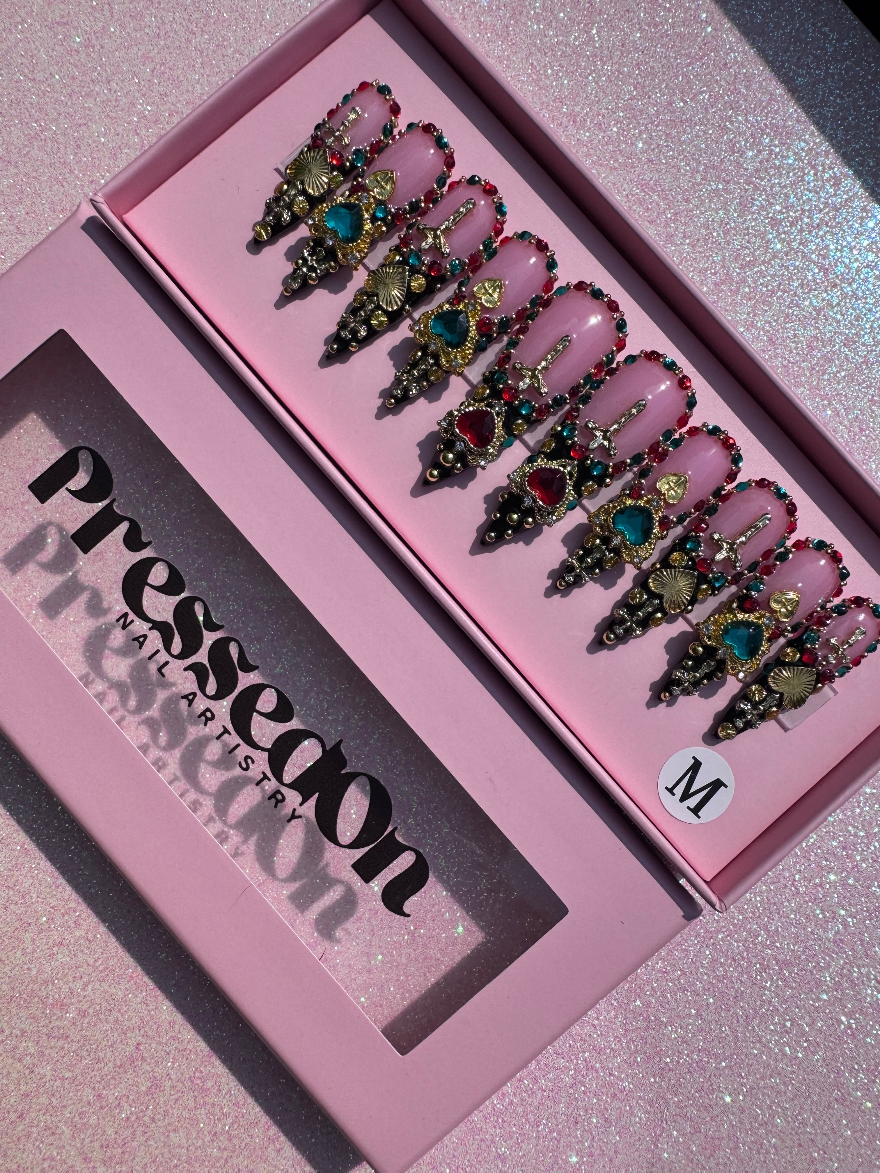 Blinged out Stilettos (Medium)