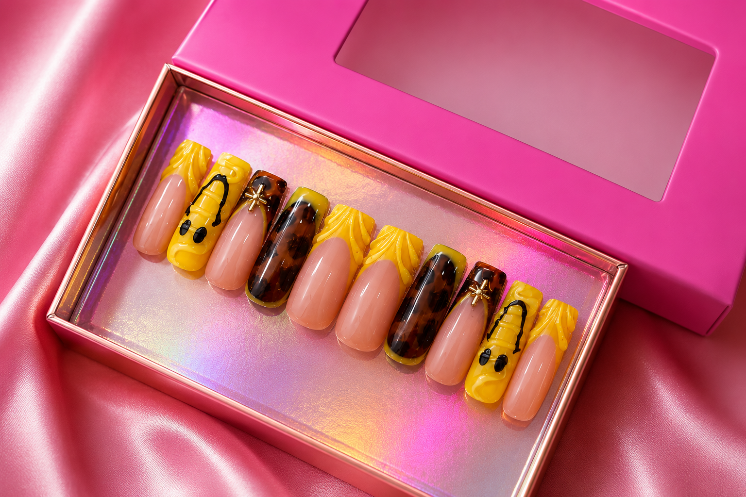 Honey Drip (Medium) Press-On Nails