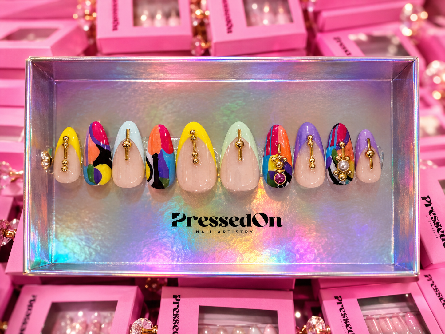 Color Theory (Short) Press-On Nails