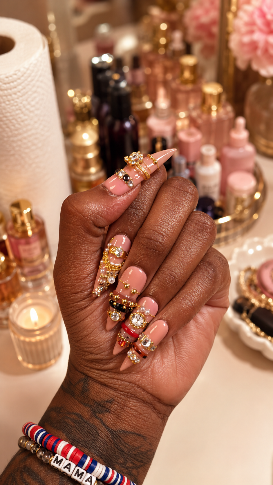 Crown Jewel (Medium) Press-On Nails