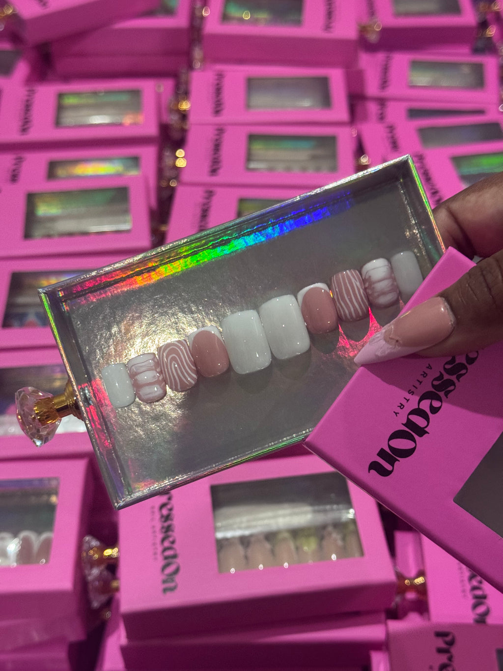 Nude Harmony (Short) Press-On Nails