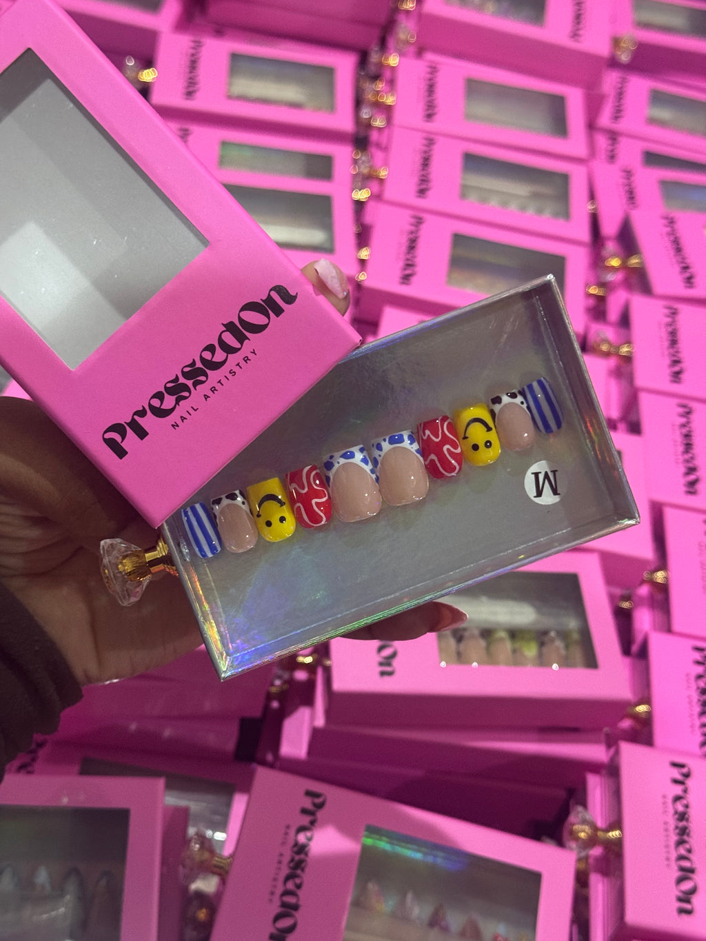 Retro Remix (Short) Press-On Nails