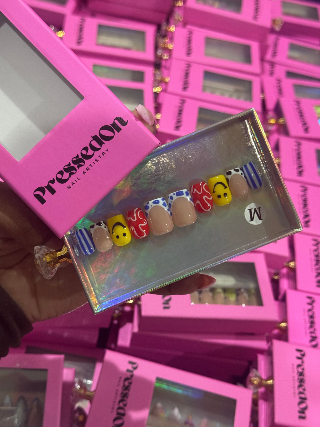 Retro Remix (Short) Press-On Nails