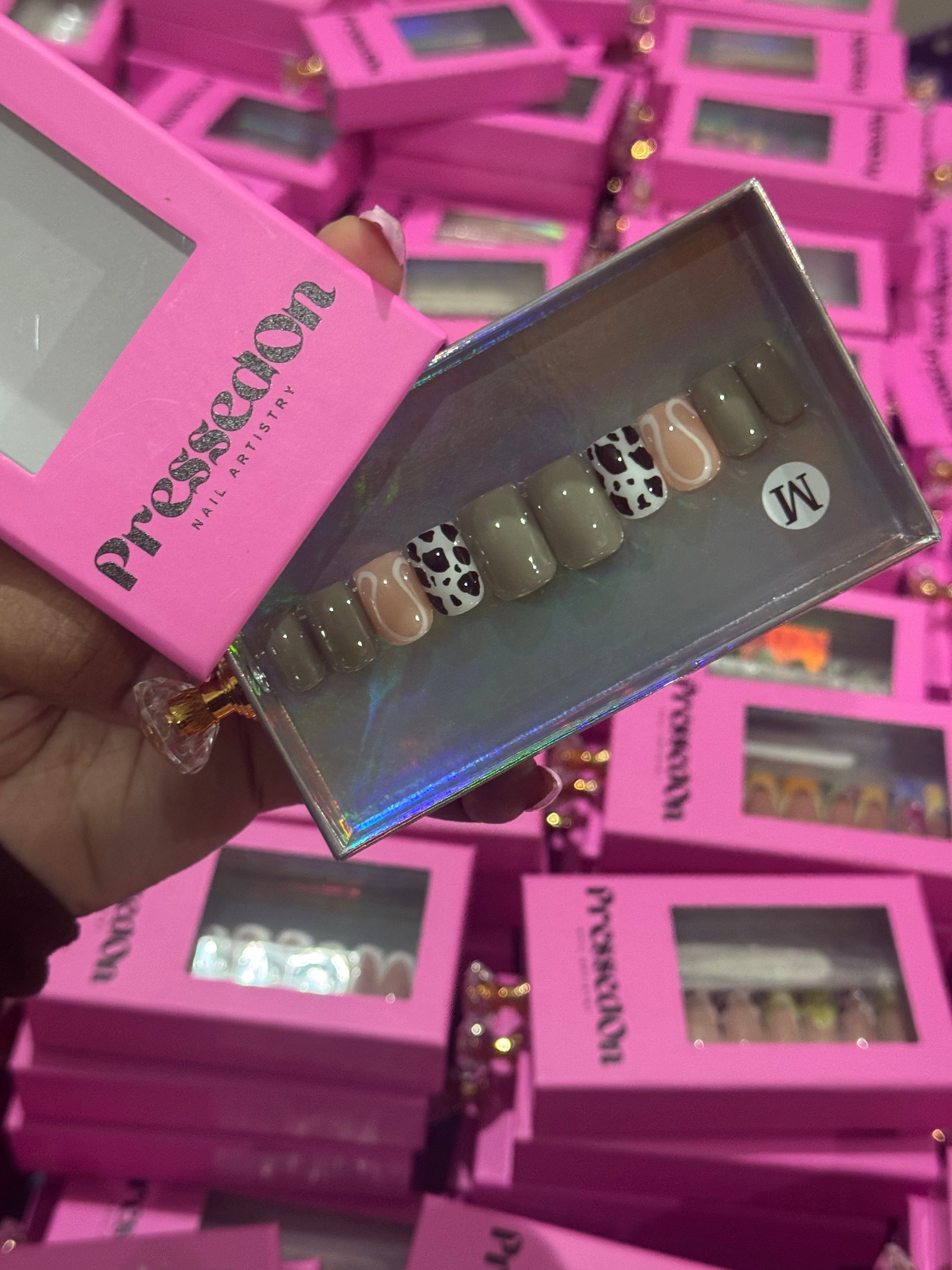 Mocha Moo’d (Short) Press-On Nails