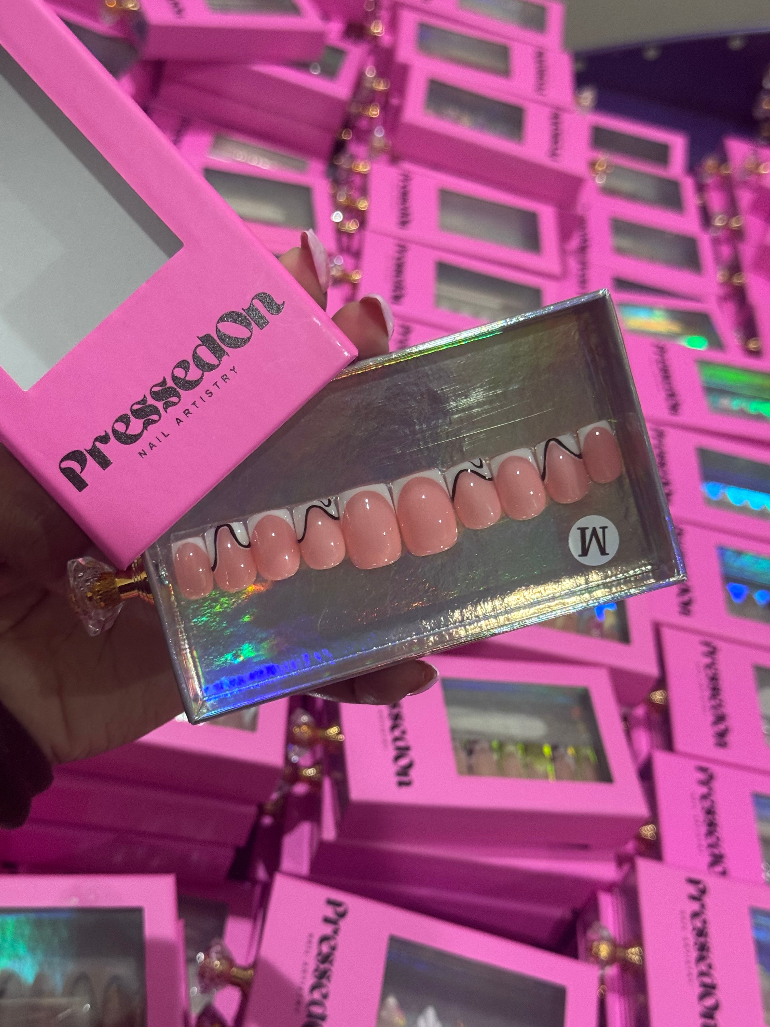 Soft Life French (Short) Press-On Nails