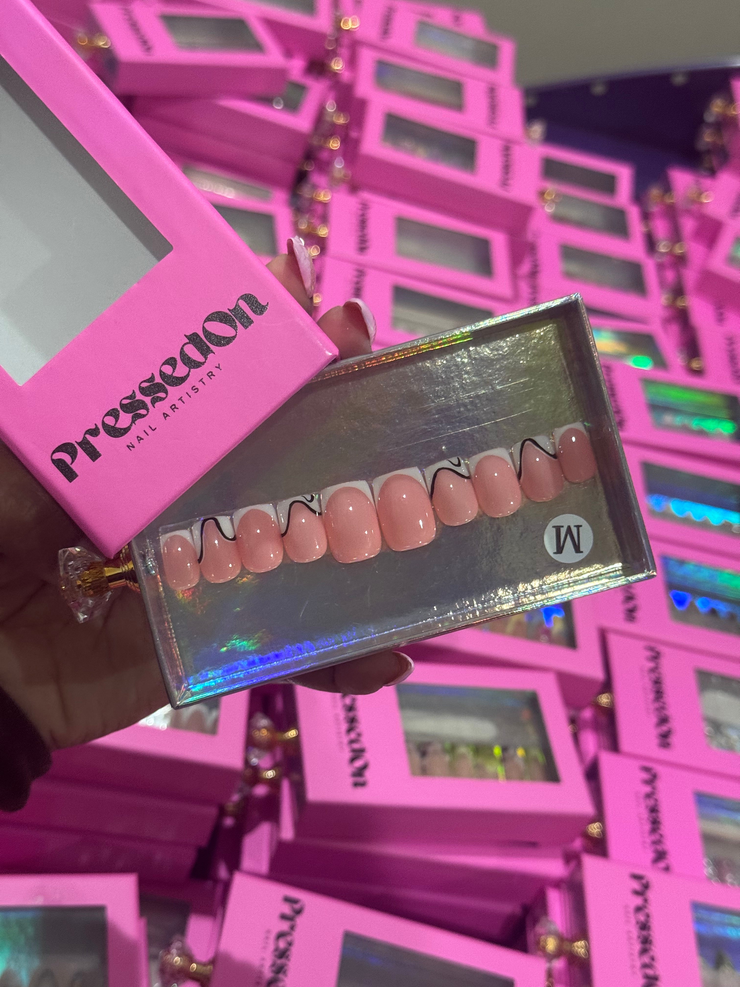 Soft Life French (Short) Press-On Nails