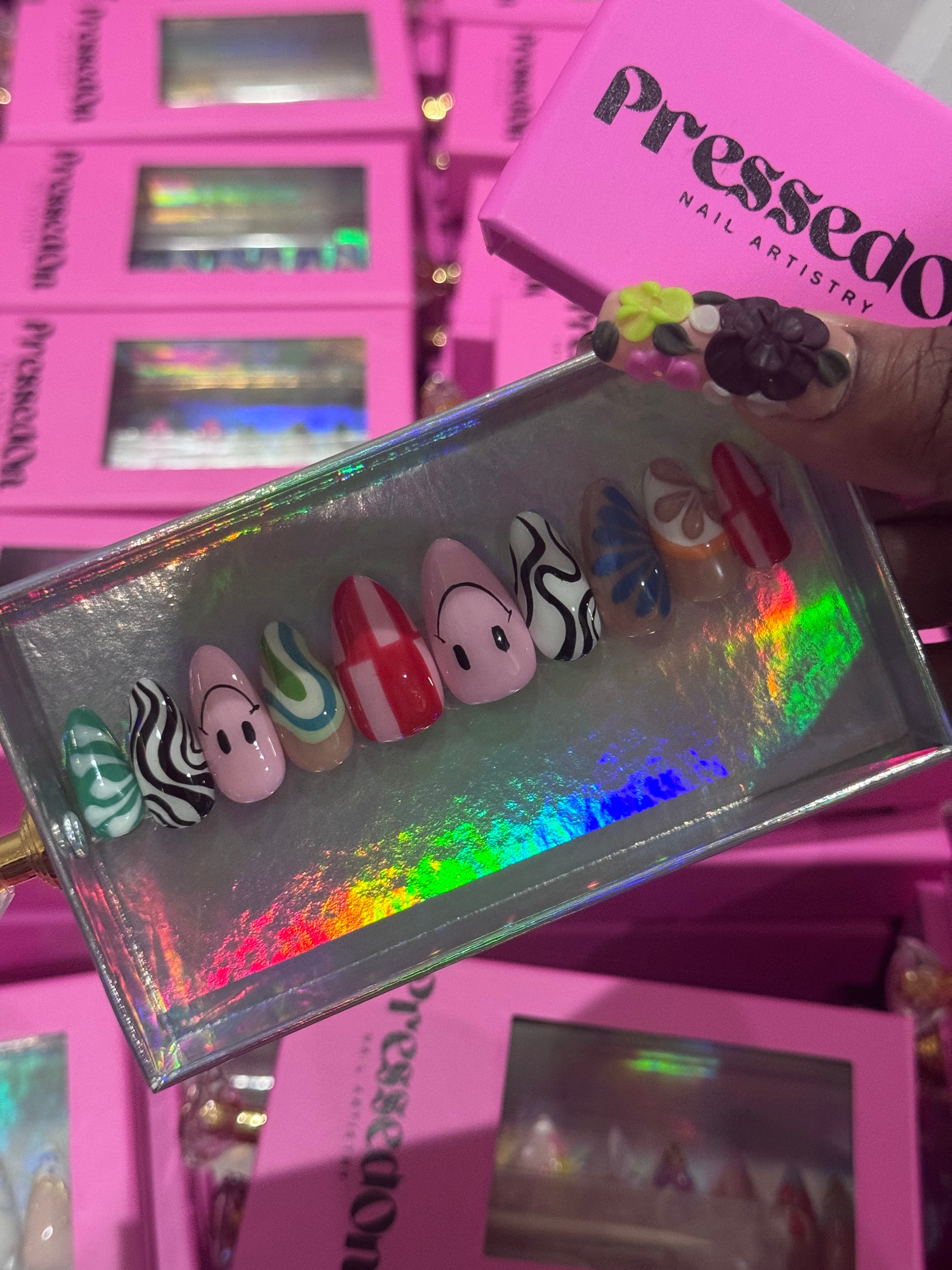 Color Pop (Short) Press-On Nails