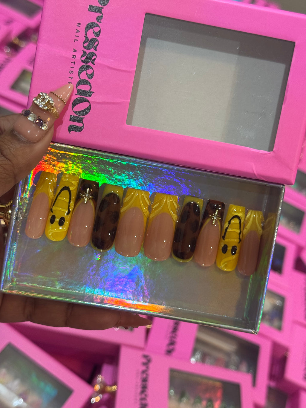 Honey Drip (Medium) Press-On Nails
