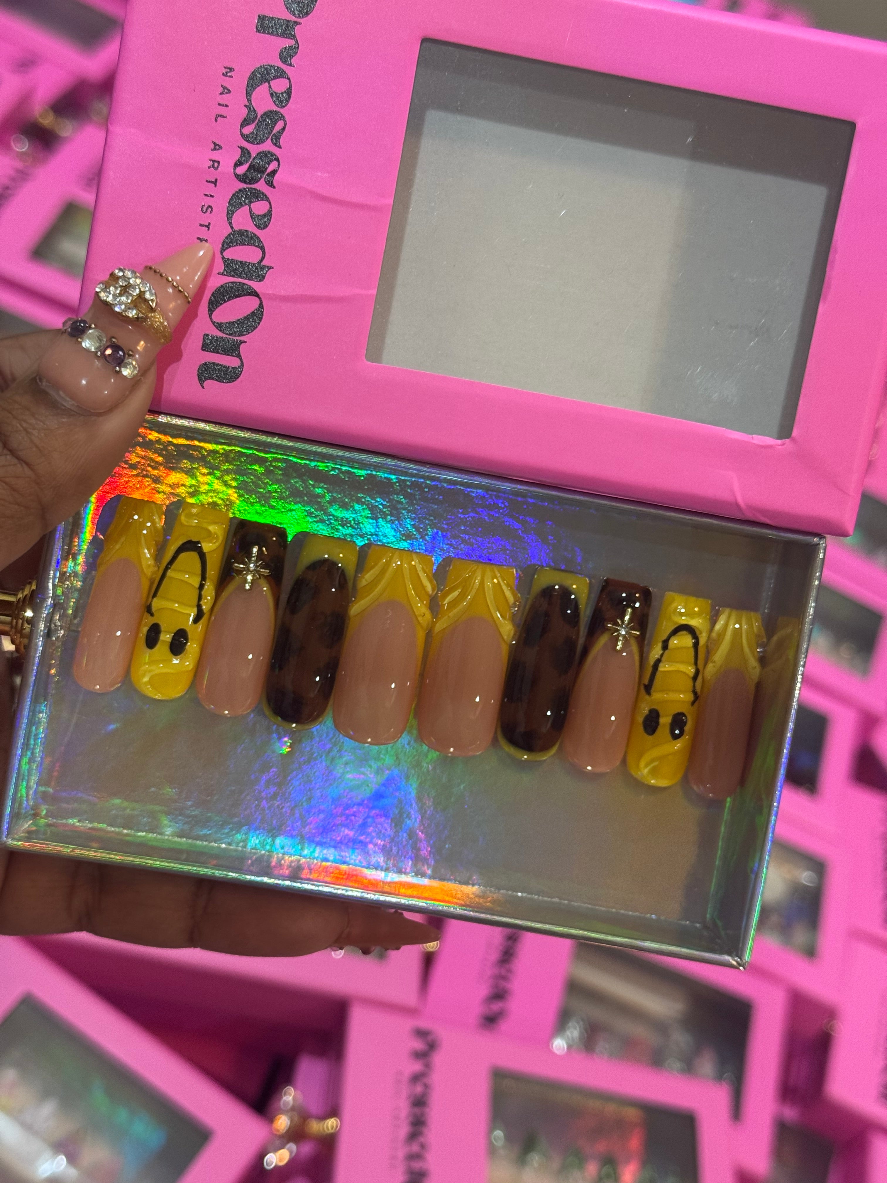 Honey Drip (Medium) Press-On Nails