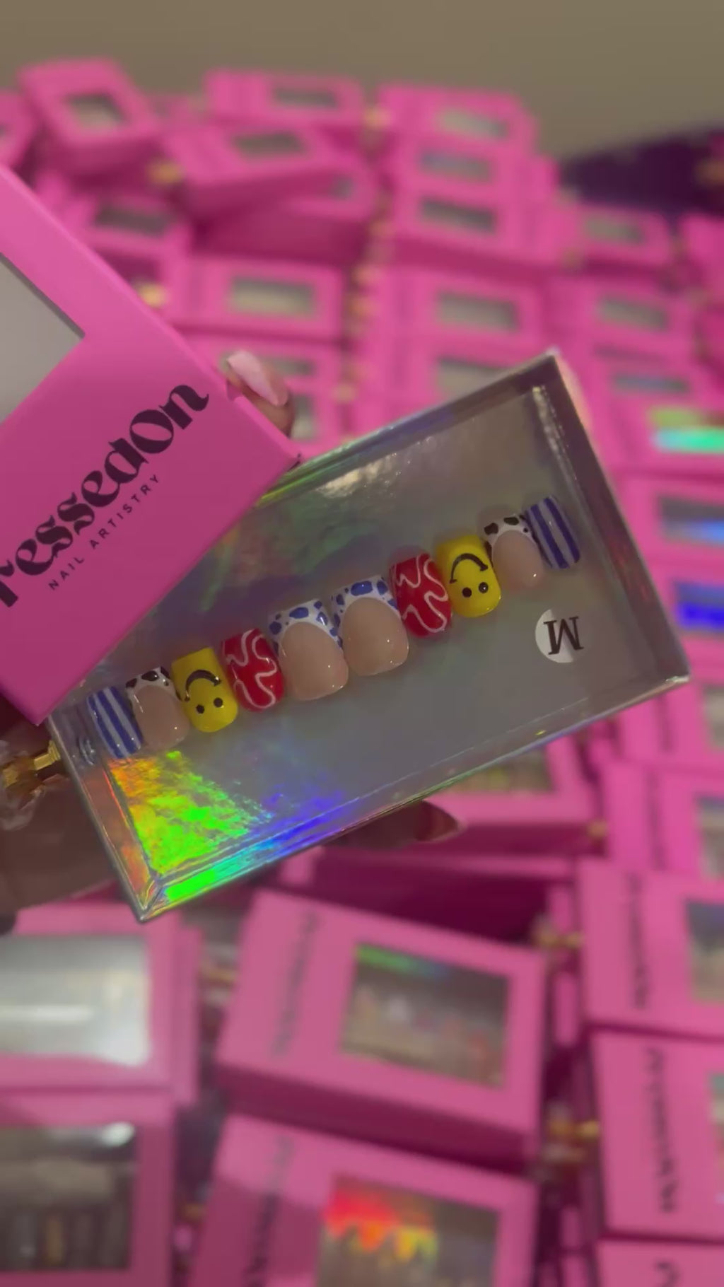 Retro Remix (Short) Press-On Nails