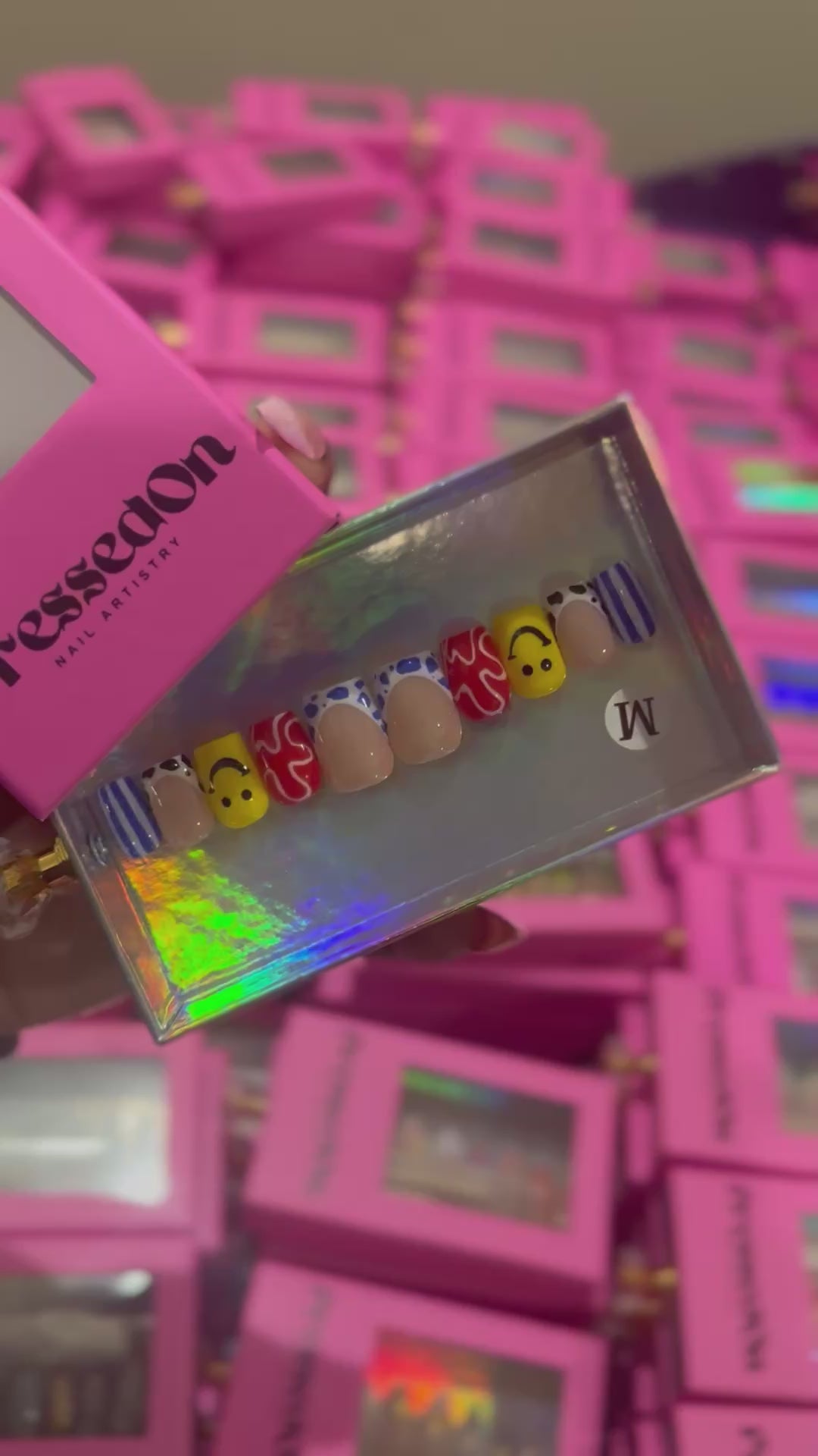 Retro Remix (Short) Press-On Nails