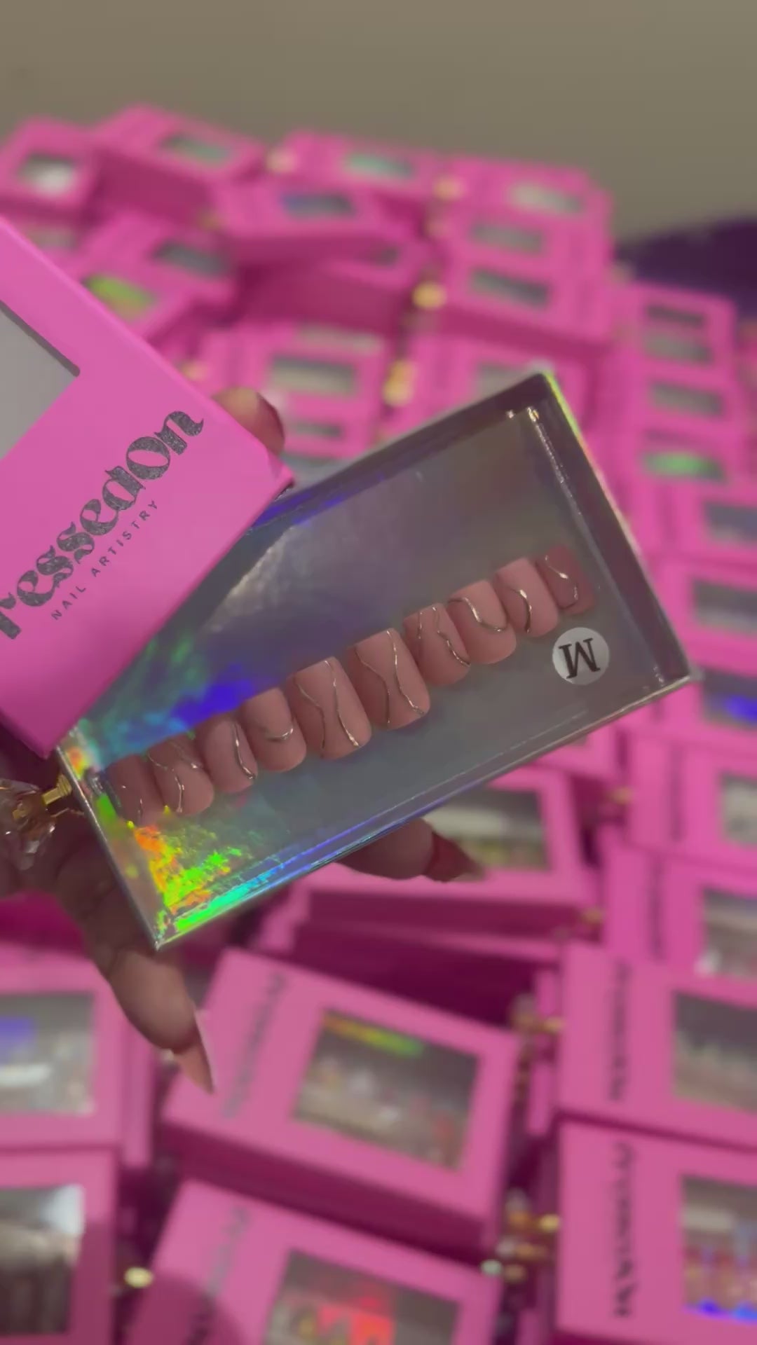 Mauve Motion (Short) Press-On Nails